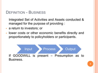 IFRS 3 Business Combinations | PPT
