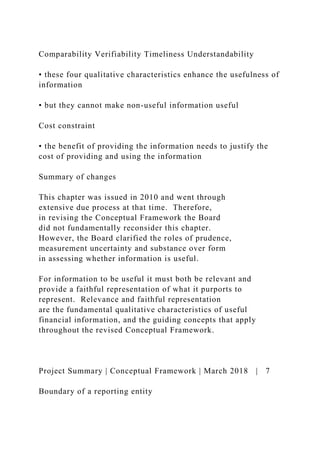 IFRS® Conceptual FrameworkProject SummaryMarch 2018C.docx