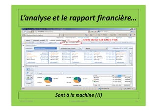 L’analyse et le rapport financière…




                Sont à la machine (!!)
07-11/01/2013         F. Cabo (IFRS-eHECT)   10
 