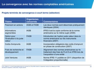 Assure les relations avec les normalisateurs comptables nationaux, afin de promouvoir la convergence ;