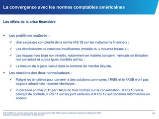 Consultation de l’IFRS advisory board sur le programme de travail ;