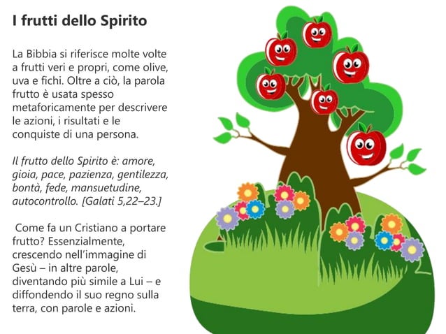 Differenza Tra Doni E Frutti Dello Spirito Santo I frutti dello Spirito