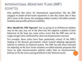 Imf Example Problems International Financial Market | PPTX