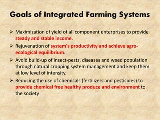 Integrated farming system | PPTX