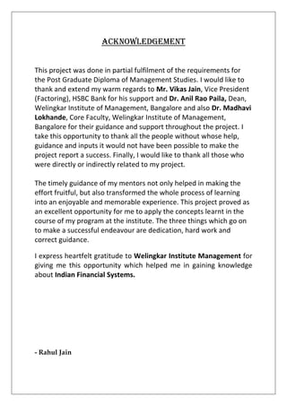 INDIAN FINANCIAL SYSTEM - REFORMS | DOCX