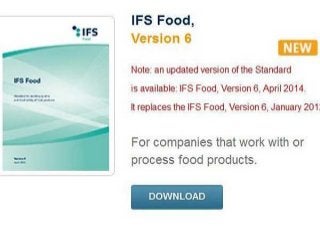 IFS Food Updated Version 6 April 2014 
