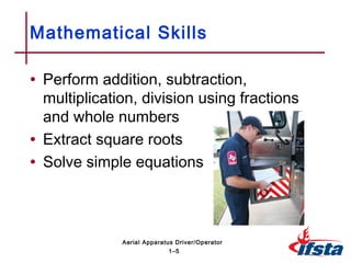 Ifsta aerial apparatus driver operator handbook 2 ed ch 01 the driver ...