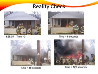Reality Check
13:28:05 Time =0 Time = 6 seconds
Time = 48 seconds Time = 120 seconds
 