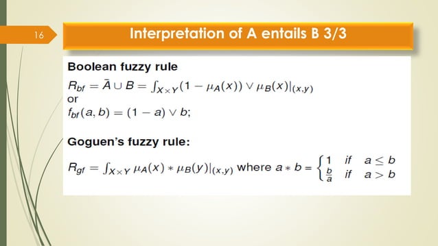 If then rule in fuzzy logic and fuzzy implications | PDF
