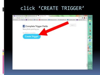 click ‘CREATE TRIGGER’
 