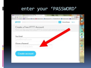 enter your ‘PASSWORD’
 
