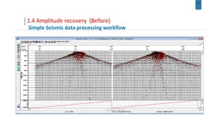 Seismic data processing | PPTX