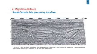 Seismic data processing | PPTX