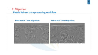 Seismic data processing | PPTX