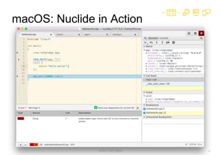 50
macOS: Nuclide in Action
 