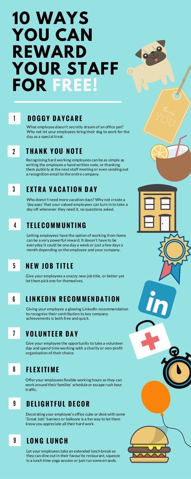 10 Ways You Can Reward Your Staff For Free