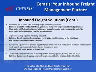 Inbound Logistics: The Power of a Transportation Management System and ...