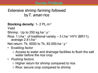 Integrated Aqua-Agricultural Production Systems in the Brackish Water Zones of Bangladesh
