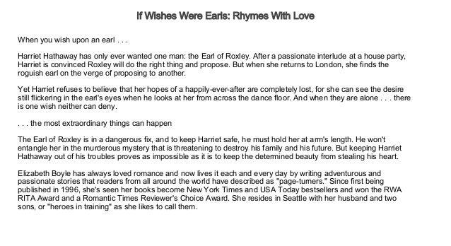 If Wishes Were Earls Rhymes With Love Free Audio Books Trial