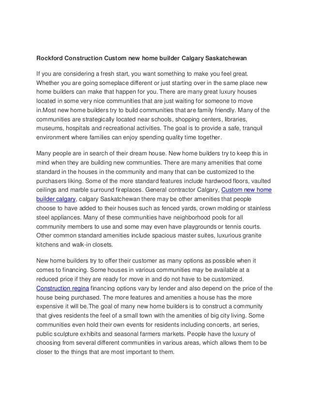 If you are considering a fresh start construction regina, framing