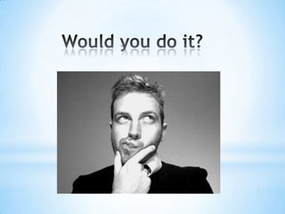 If you could press a button for more productivity?  Would you?