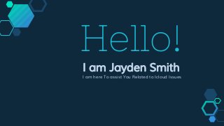 Hello!
I am Jayden Smith
I am here To assist You Related to Icloud Issues
 
