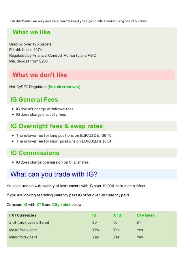 Ig Broker Review - 