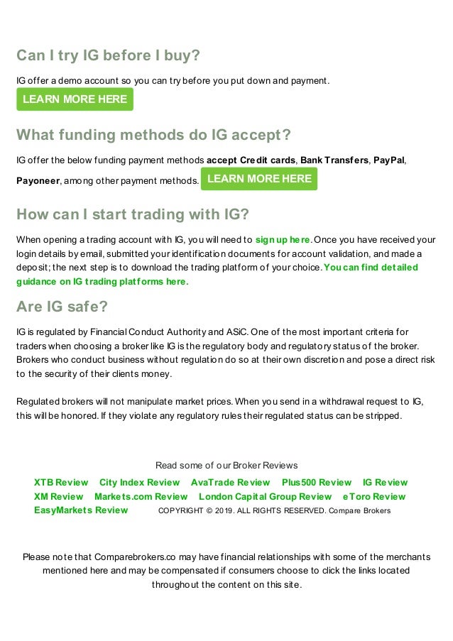Ig Broker Review - 
