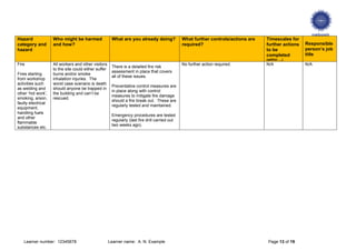 New Syllabus NEBOSH IG-2 -example For reference | PDF
