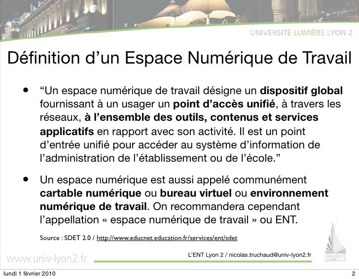 Ent Universite Lyon 2