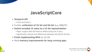 Igalia and WebKit: Status update and plans (2025) | PDF