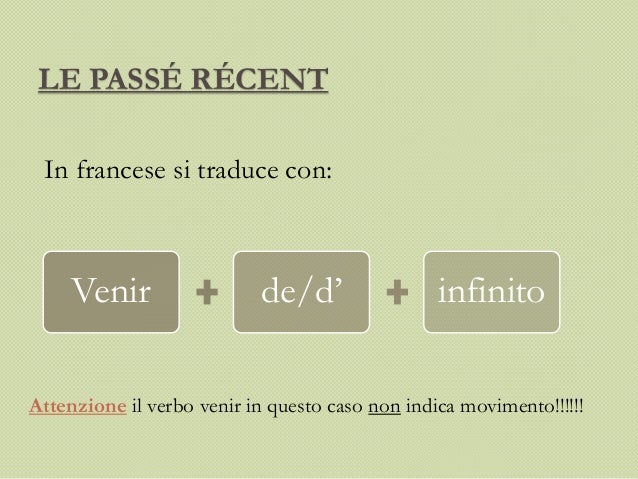 I Tre Gallicismi In Francese