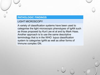 Ig A nephropathy | PPTX
