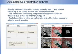 This work is motivated to find the decision parameters automatically compromising the performance and the complexitySURF algorithmSelection of GCP and matching