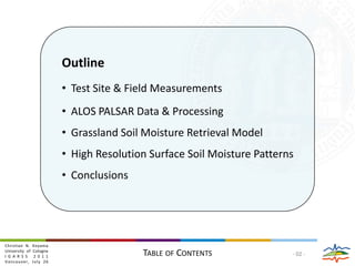 OutlineTest Site & Field Measurements