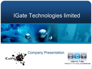 IGate Technologies limited Company Presentation 
