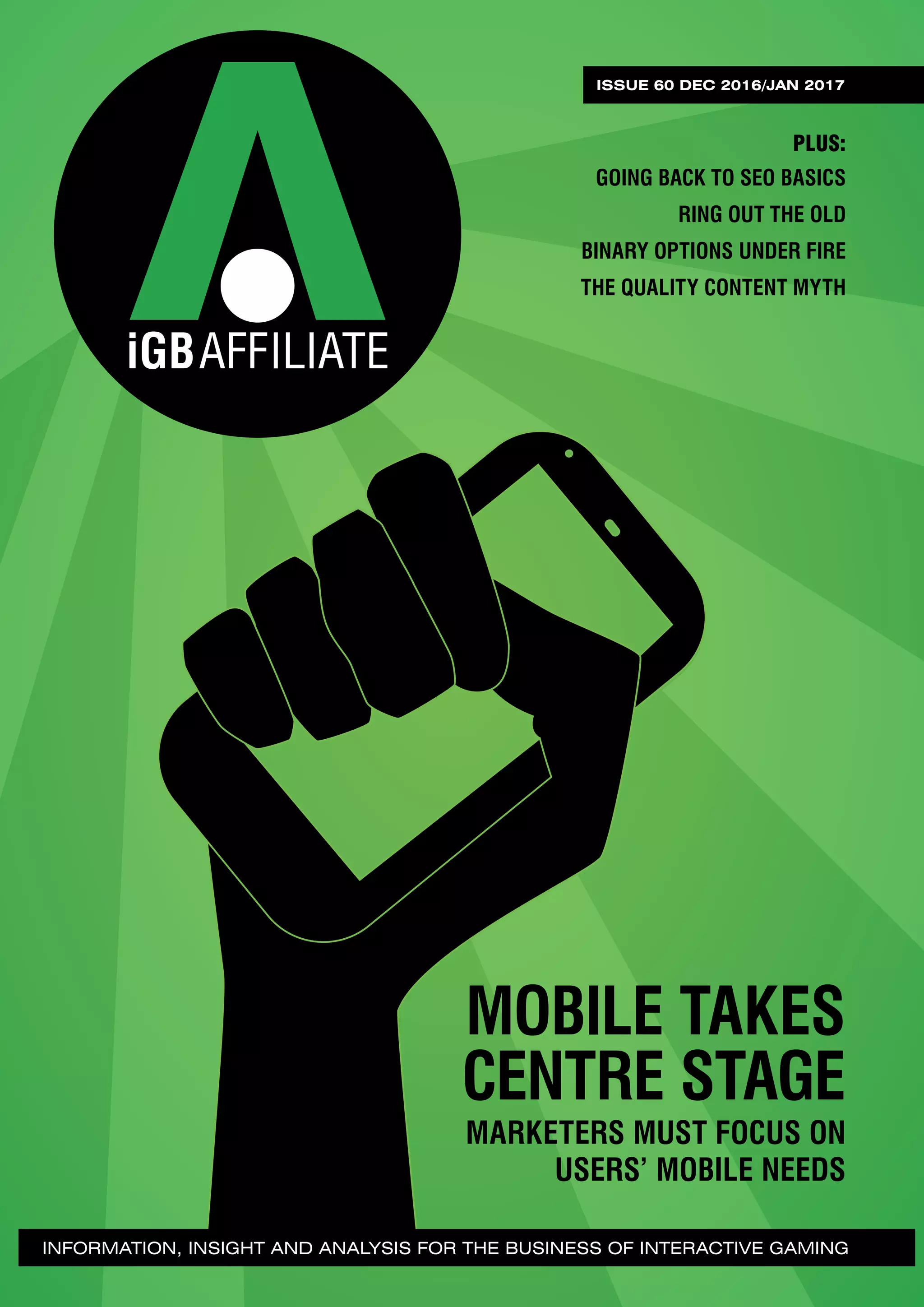 iGB Affiliate magazine issue 60 Dec/Jan | PDF