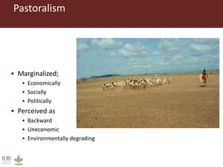 Importance of livestock production from grasslands for national and local food and nutritional security in developing countries