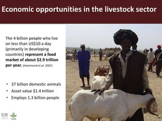 Importance of livestock production from grasslands for national and local food and nutritional security in developing countries