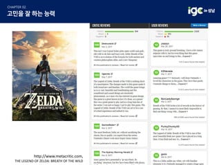http://www.metacritic.com,
THE LEGEND OF ZELDA: BREATH OF THE WILD
 