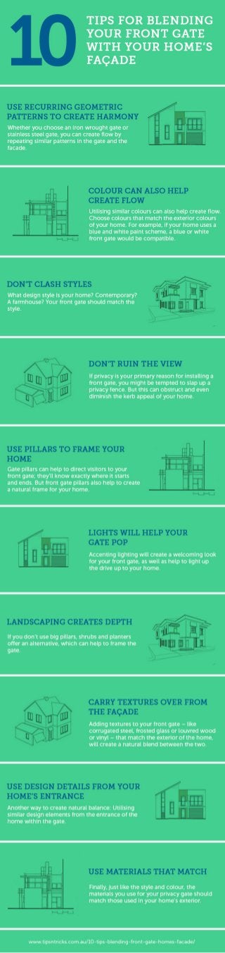 10 Tips for Blending Your Front Gate with Your Home’s Facade