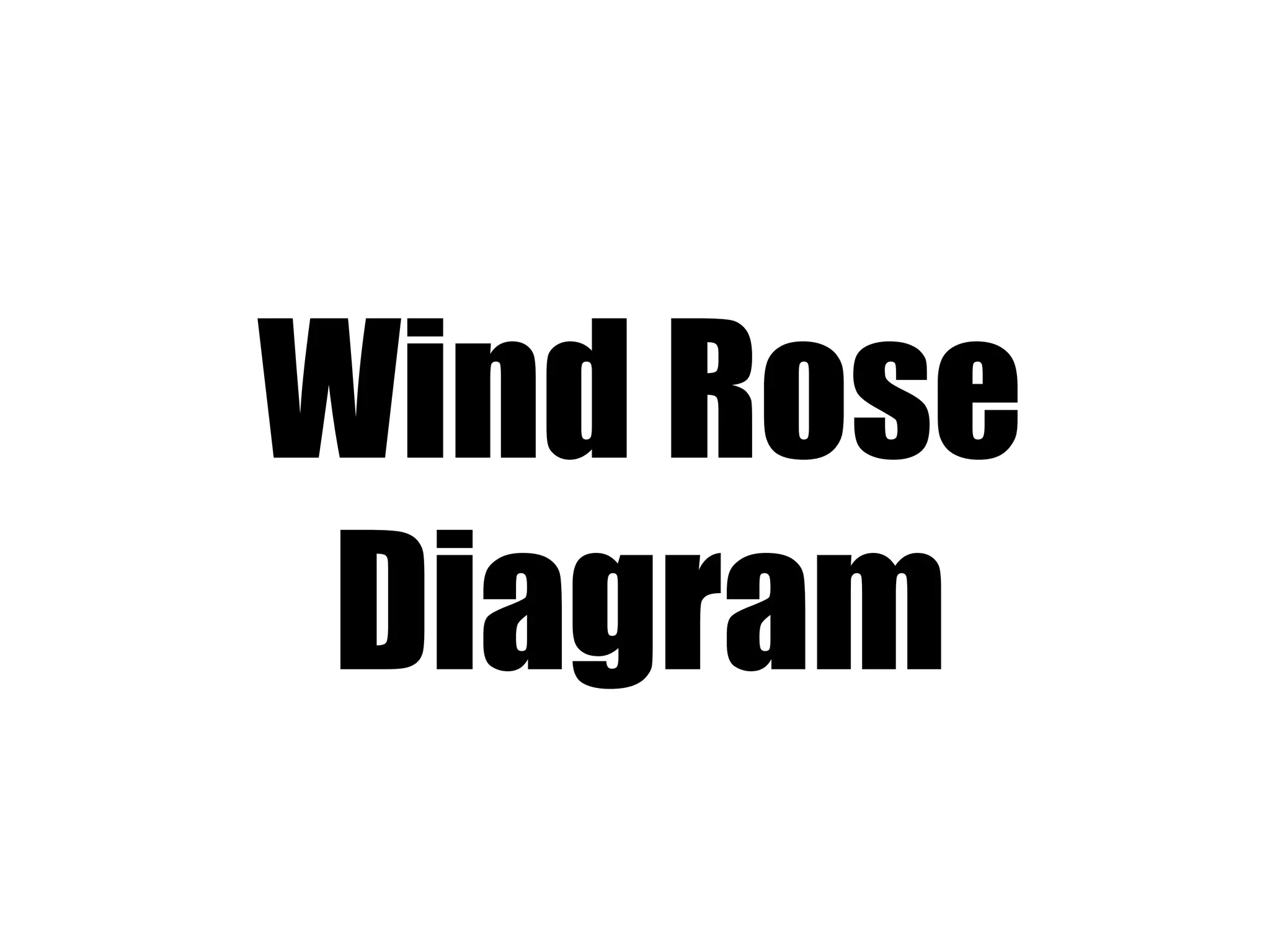 Wind Rose Diagram 