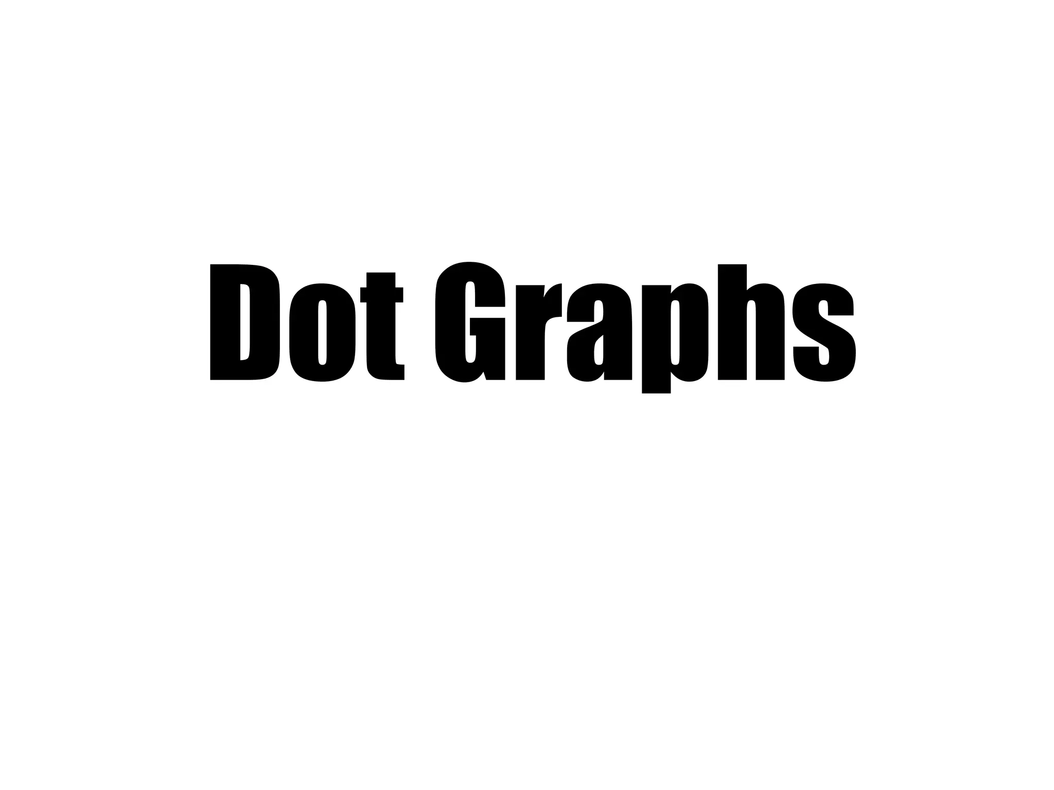 Dot Graphs 