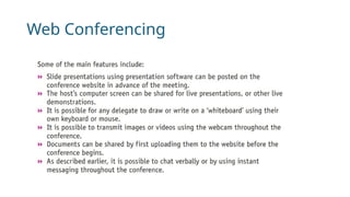 Web Conferencing
 