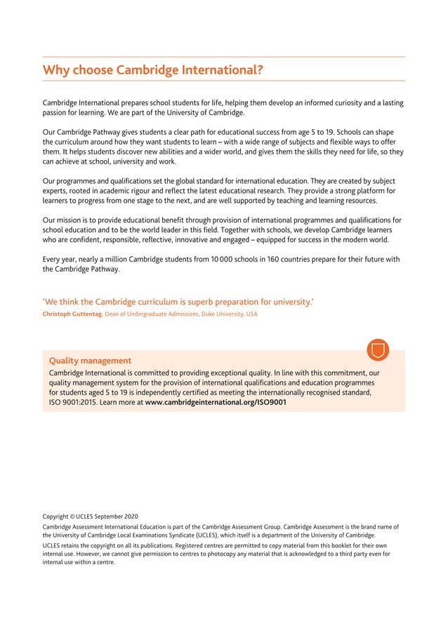 IGCSE Biology (0610) syllabus for the year 2023-2025 | PDF