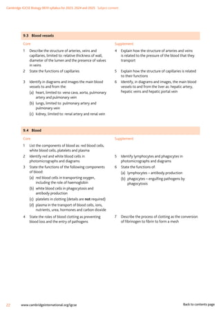 IGCSE Biology (0610) syllabus for the year 2023-2025 | PDF