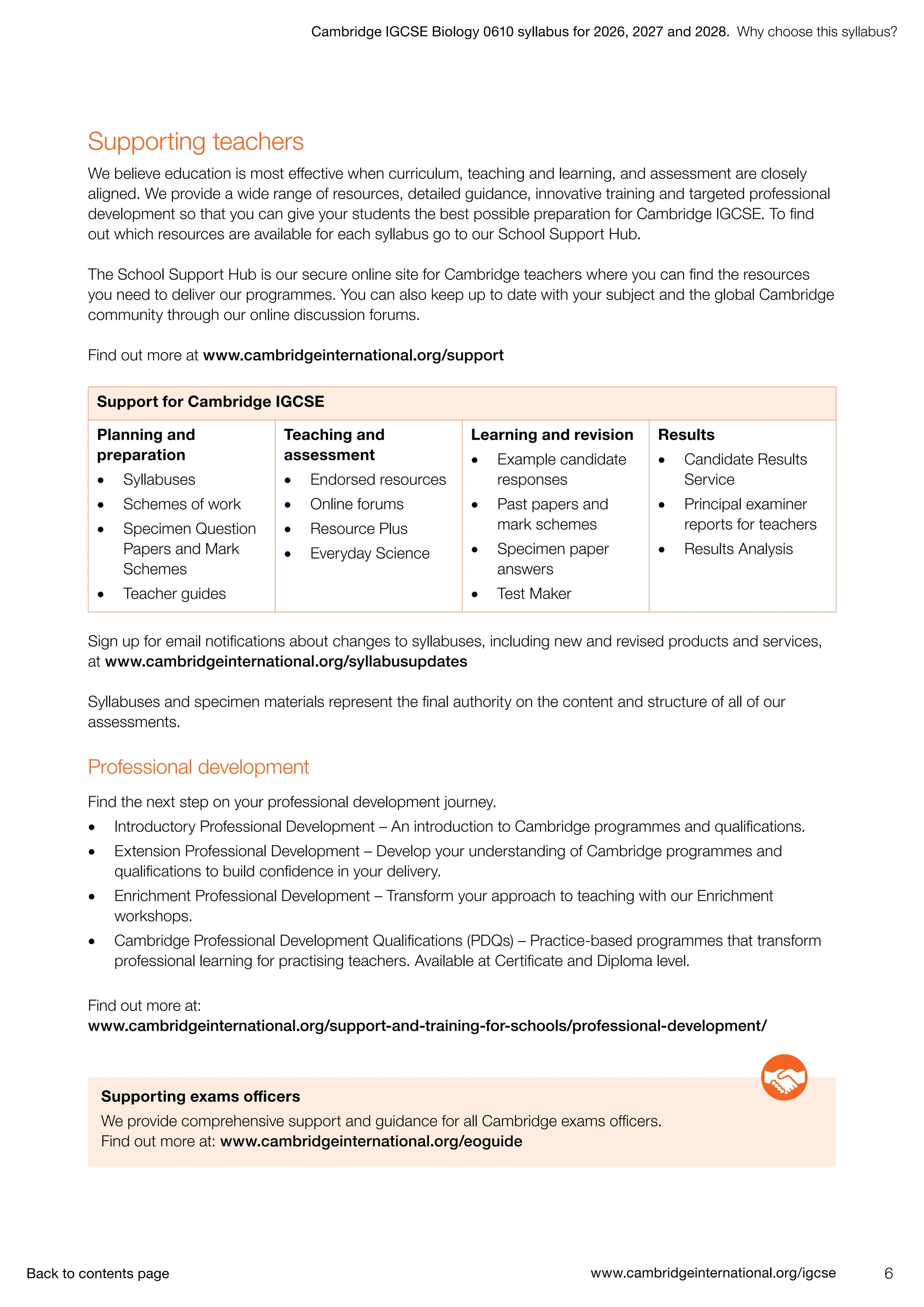 Igcse Biology: Syllabus, Revision Notes – SGBNU