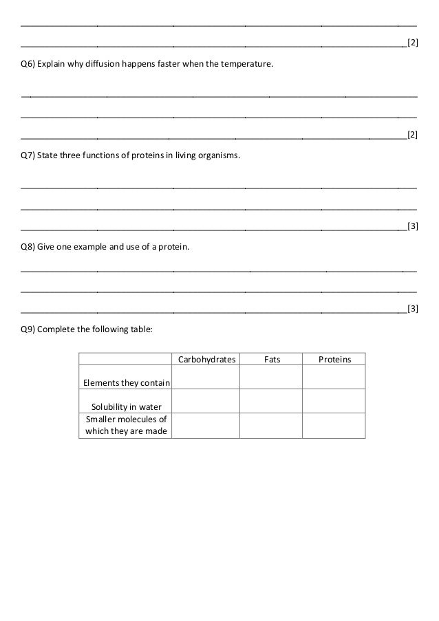 End Of Chapter Questions Biology Answers Igcse Chapter 5