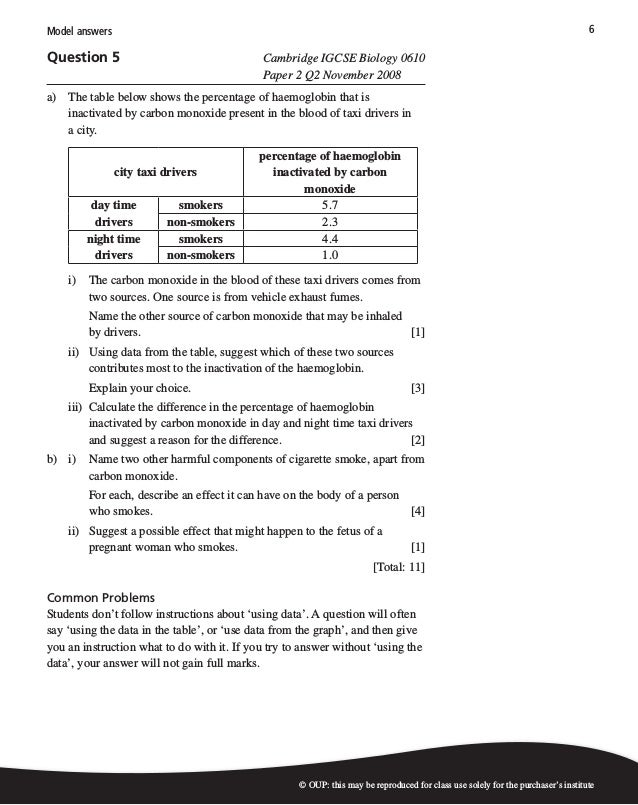 Igcse Biology Past Papers 2017