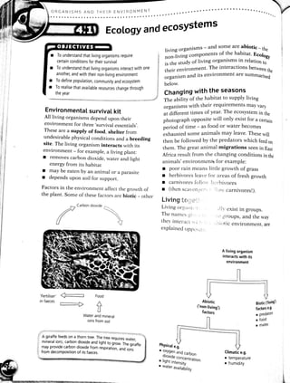 Igcse biology coursebook sample r pickering p222 to 289 | PDF